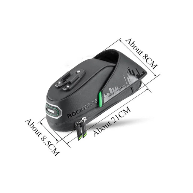 2444Bolsa de sillín de bicicleta impermeable ROCKBROS 1.5L