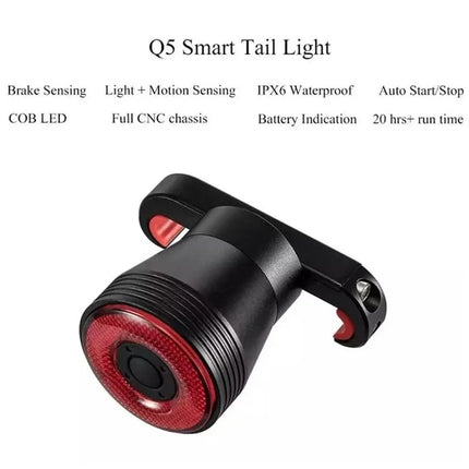 703Fanale posteriore intelligente per bicicletta con sensore di frenata automatico