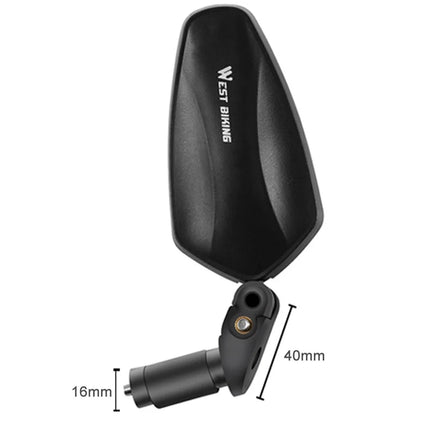 777 Specchietto retrovisore per bicicletta regolabile di sicurezza,