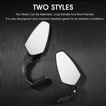 1823WEST BIKING Espejo retrovisor de bicicleta ajustable de seguridad