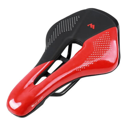 1070 Bicycle saddle Cushion - Black / Red