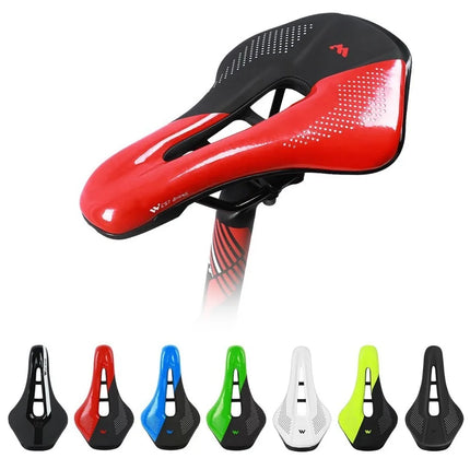 1070 Bicycle saddle Cushion - Black / Red
