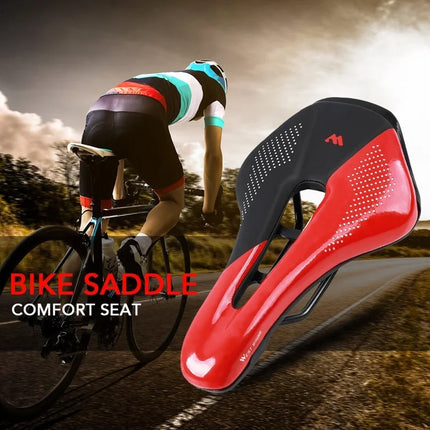 1070 Bicycle saddle Cushion - Black / Red