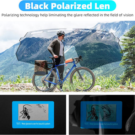 661 Occhiali da Sole Polarizzati con 4 Lenti Intercambiabili