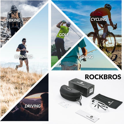 1290Gafas de Ciclismo Deportivas Polarizadas, Blanco