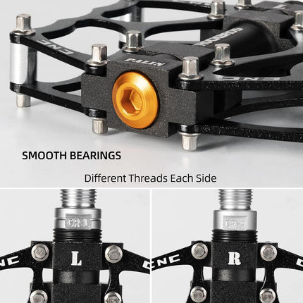 346Pedali per bici in alluminio antiscivolo