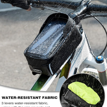 463Sacoche de vélo étanche pour téléphone, moins de 7 pouces