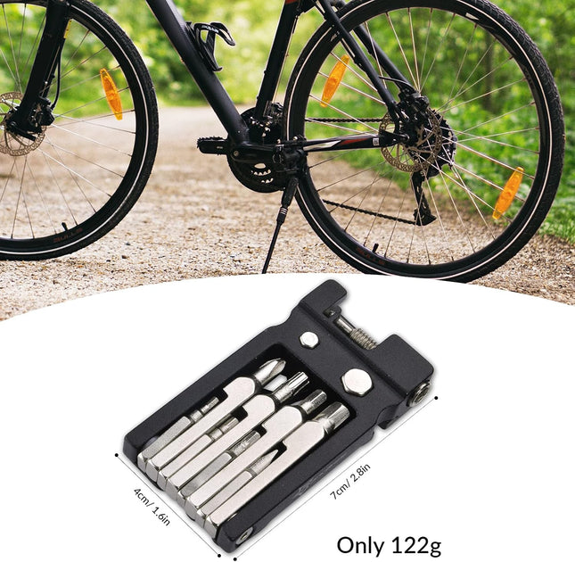 166Outil Multifonction Vélo  20-en-1  Acier Inoxydable