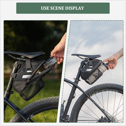 378Borsa da Sella 1.5L Impermeabile con Porta Bottiglia