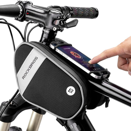 1213Sacoche de cadre pour téléphone avec rotation à 360°