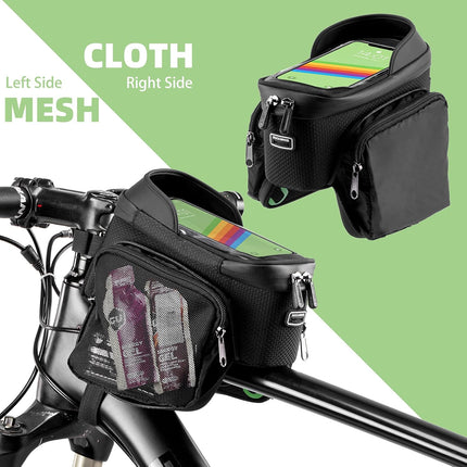1647 Frame bag with phone holder and side pockets