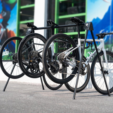 ROCKBROS - Support vélo 3 places, portable intérieur/extérieur