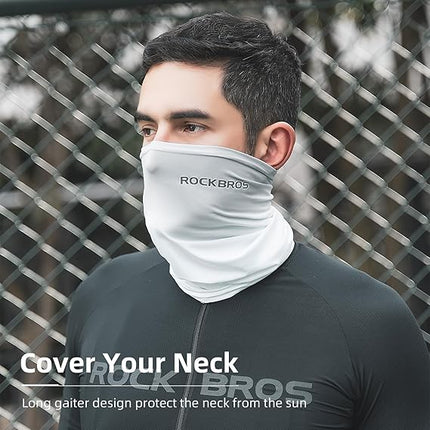 Bandeau facial rafraîchissant pour activités outdoor blanc