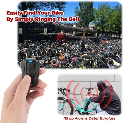 217Sonnette alarma ROCKBROS impermeable Tipo-C