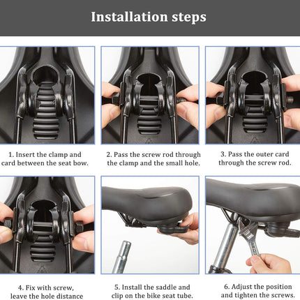 317Selle de vélo ergonomique en gel