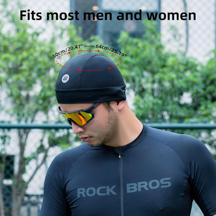 642Cuffia Estate Seta Ghiacciata Fresca Anti-UV UPF 50+