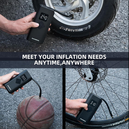 177Inflador de Neumáticos Eléctrico ROCKBROS 150 PSI