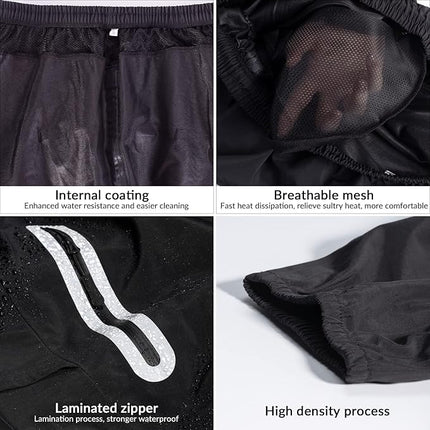 2651Pantalone Pioggia Sportivo Nero