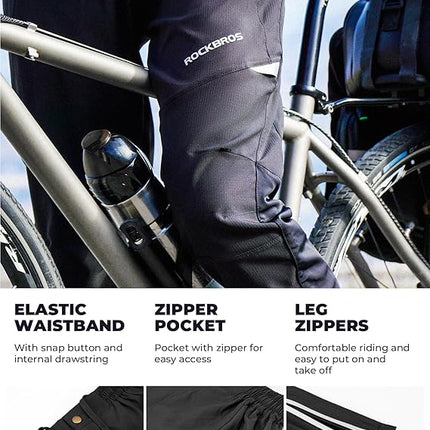 5 Pantalon de Cyclisme ROCKBROS Unisexe