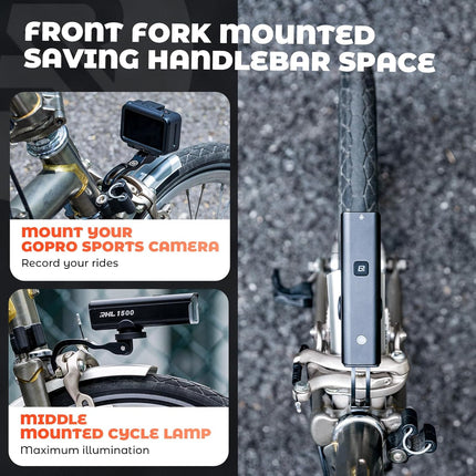 294Supporto forcella in alluminio per lampada e videocamera