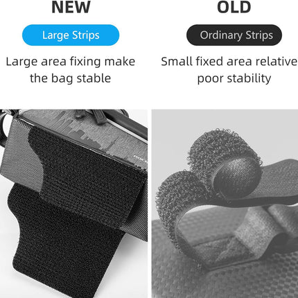 1631 Waterproof and Touchscreen Bike Frame Bag with Visor, 1.5 L