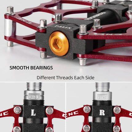 350 Pedali per bici in alluminio antiscivolo