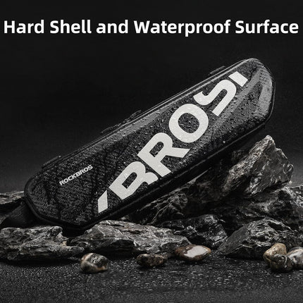 826Borsa da telaio per bicicletta 4,5 L, impermeabile e riflettente