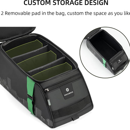 406Borsa impermeabile da 4 L per portapacchi posteriore per bicicletta