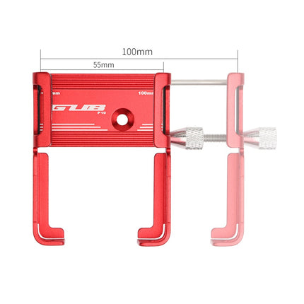 Soporte para teléfono de bicicleta/moto de aluminio GUB P10 1994
