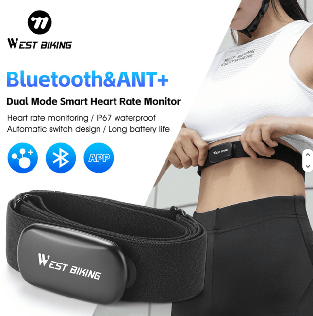 Nutikas südame löögisageduse monitor koos ANT+/Ble 4.0 (BLE) ühendusega