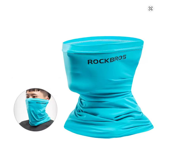 1120Bandeau facial rafraîchissant pour activités outdoor Bleu