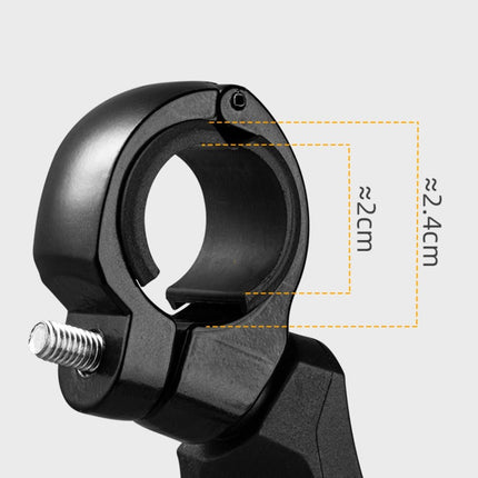 Pravé zrcátko na kolo Rockbros - černé