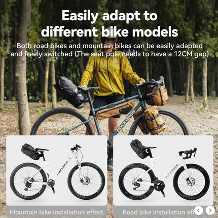 Support extensible léger pour sacoche de selle étanche - Rockbros 240036001