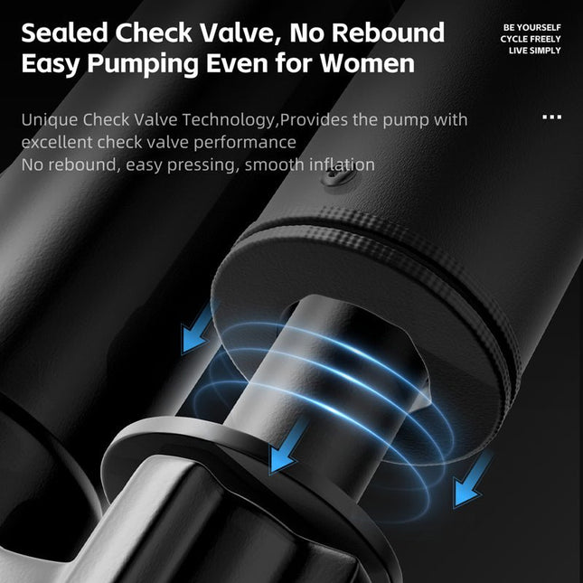 Nešiojama dviračių pompa WEST BIKING 120 PSI