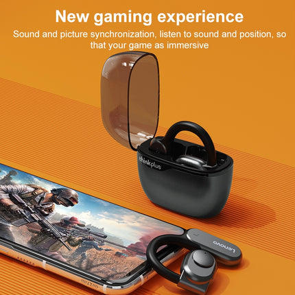 94Lenovo Thinkplus LP76 kabellose TWS-Kopfhörer mit Knochenleitung Bluetooth (schwarz)