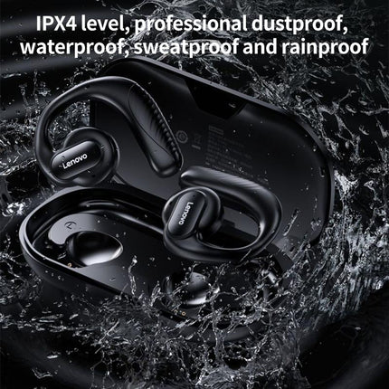 50Lenovo TC3402 écouteurs TWS Bluetooth 5.3 double haut-parleur 360° (noir)