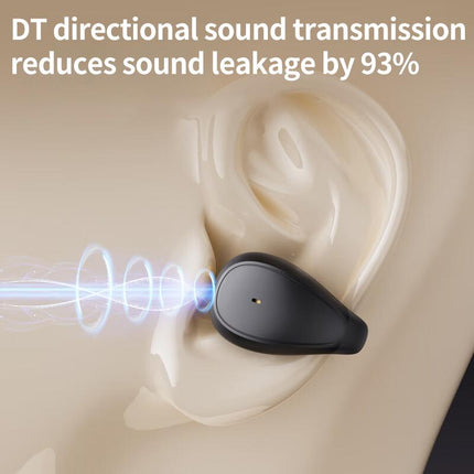 123Lenovo TC3403 écouteurs TWS à clip oreille ouverts ENC Bluetooth 5.3 (noir)