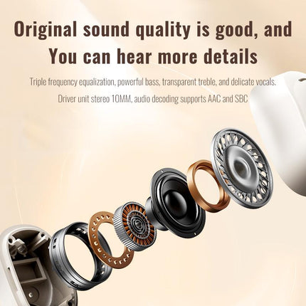 122Lenovo EA200 écouteurs intra-auriculaires sans fil Bluetooth (blanc)