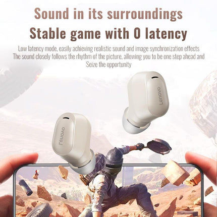 122Lenovo EA200 écouteurs intra-auriculaires sans fil Bluetooth (blanc)