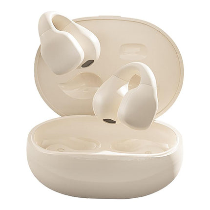 35Langsdom TS03 Pro wireless clip-on Bluetooth earphones (beige)