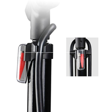Pompe à pied avec manomètre pour valves Presta et Schrader ROCKBROS