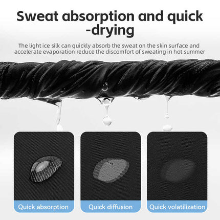 1385Cagoule Facial ROCKBROS em Tecido Gelado Branco