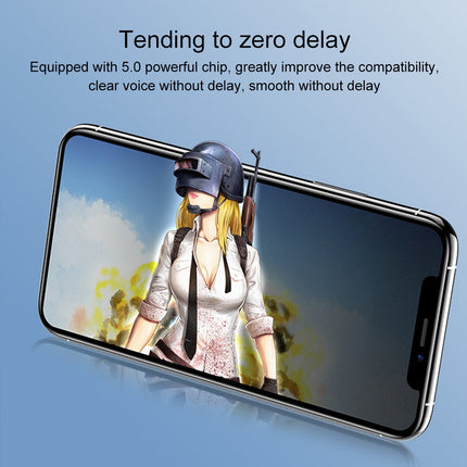 128Langsdom L5C écouteurs sport Bluetooth 5.0 étanches (blanc)