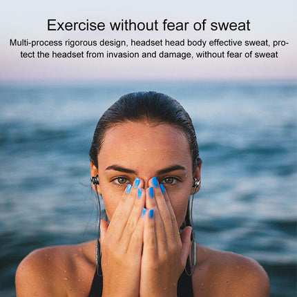 128Langsdom L5C écouteurs sport Bluetooth 5.0 étanches (blanc)