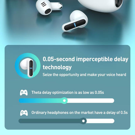 Langsdom TG11 belaidės BT ausinės, triukšmo slopinimas (geltona)