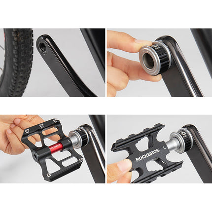 Pedale de bicicletă detașabile din aluminiu, cu demontare rapidă ROCKBROS