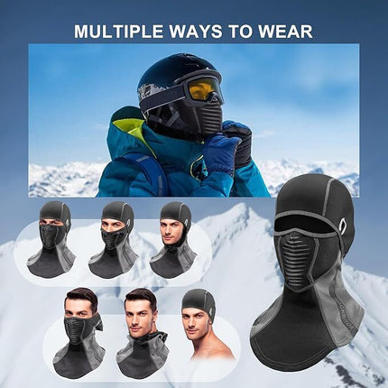 ROCKBROS Šiltas poliarinis gaubtas su raštu 2