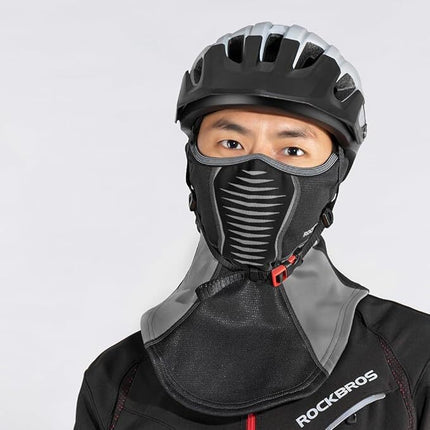 ROCKBROS Šiltas poliarinis gaubtas su raštu 3