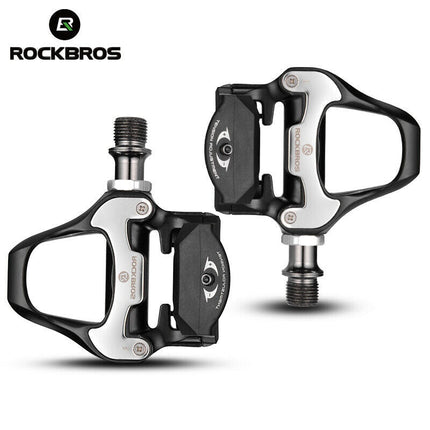 ROCKBROS automatiska landsvägspedaler i aluminium, kompatibla med Look KEO