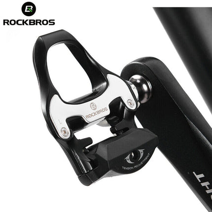 ROCKBROS automatiska landsvägspedaler i aluminium, kompatibla med Look KEO